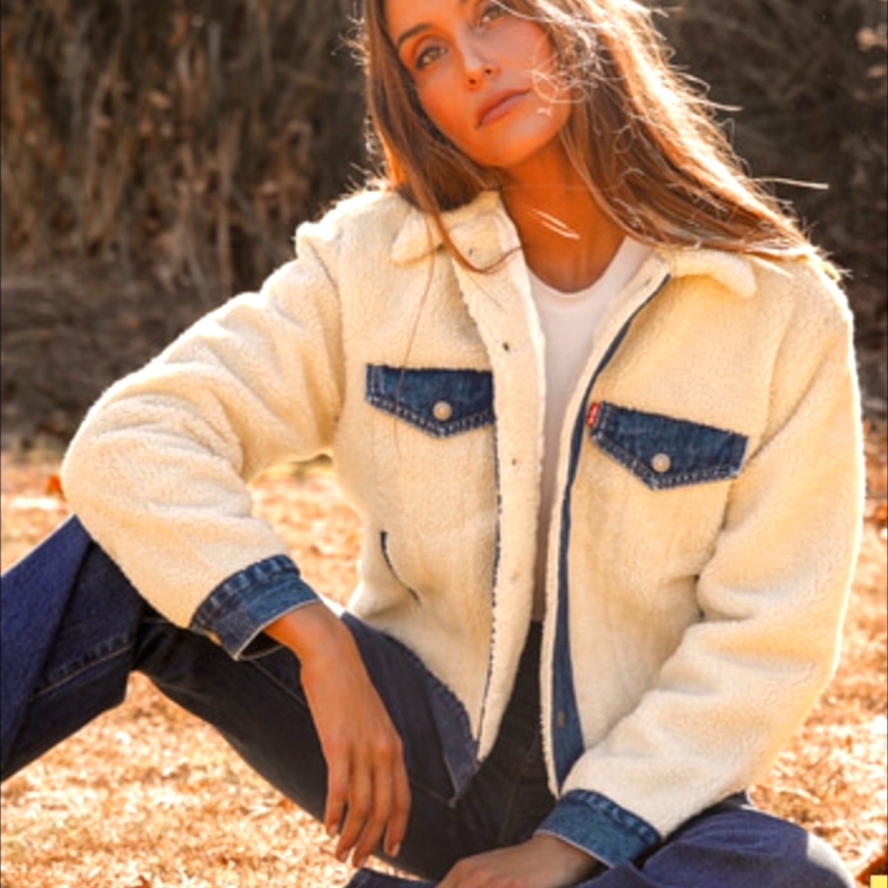 Levis Shearling Denim Jacket